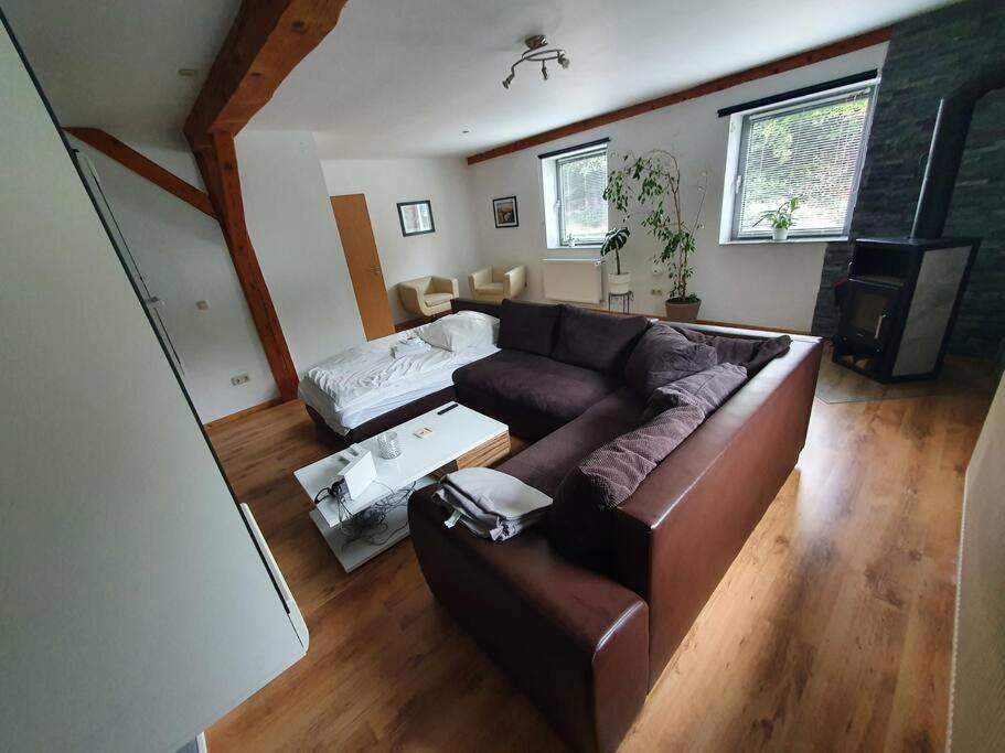Kornhaus - Schoene Ferienwohnung Mit Pool, Kamin Und Terrasse Gottingen Luaran gambar